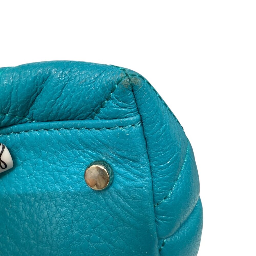 Kate Spade Gold Coast Small Maryanne Quilted Mid Teal Leather bag - Picture 9 of 16